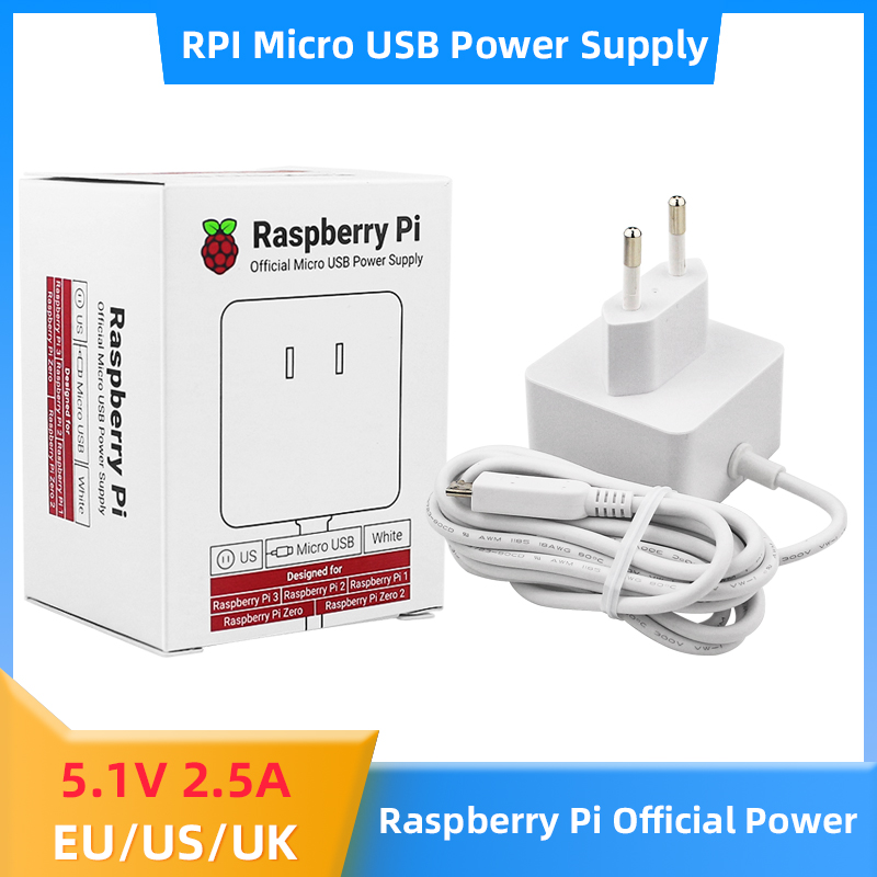 Pi Power Supply - 라즈베리 파이 12.5W 전원 공급 장치,