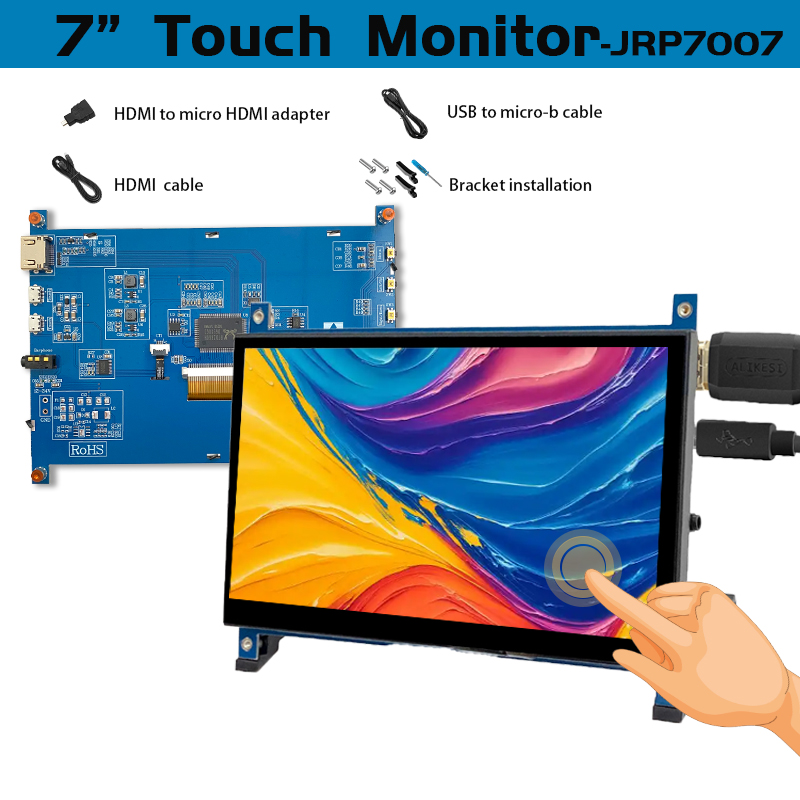 Raspberry Pi 4 - IPS 7인치 HDMI 호환 모니터 AIDA64