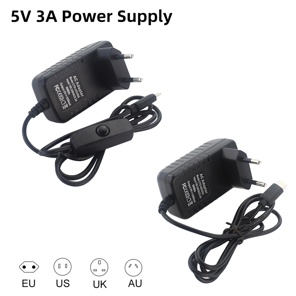 Pi Power Supply - 5V 3A 라즈베리 파이 4 전원