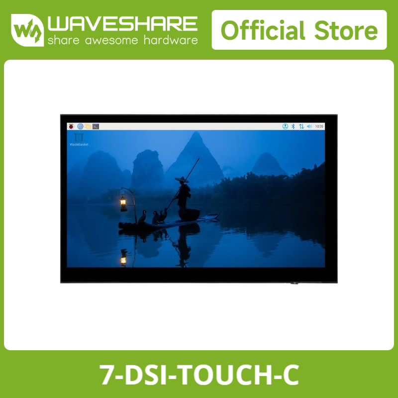 Pi Display - 웨이브셰어 7인치 DSI 정전식 터치 디스플레이(Raspberry