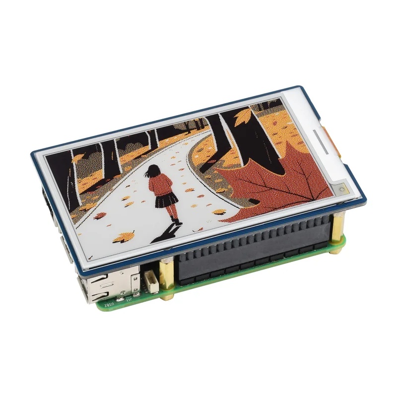 Pi Display - 3.7인치 전자종이 디스플레이(G), 전자잉크 디스플레이, 라즈베리