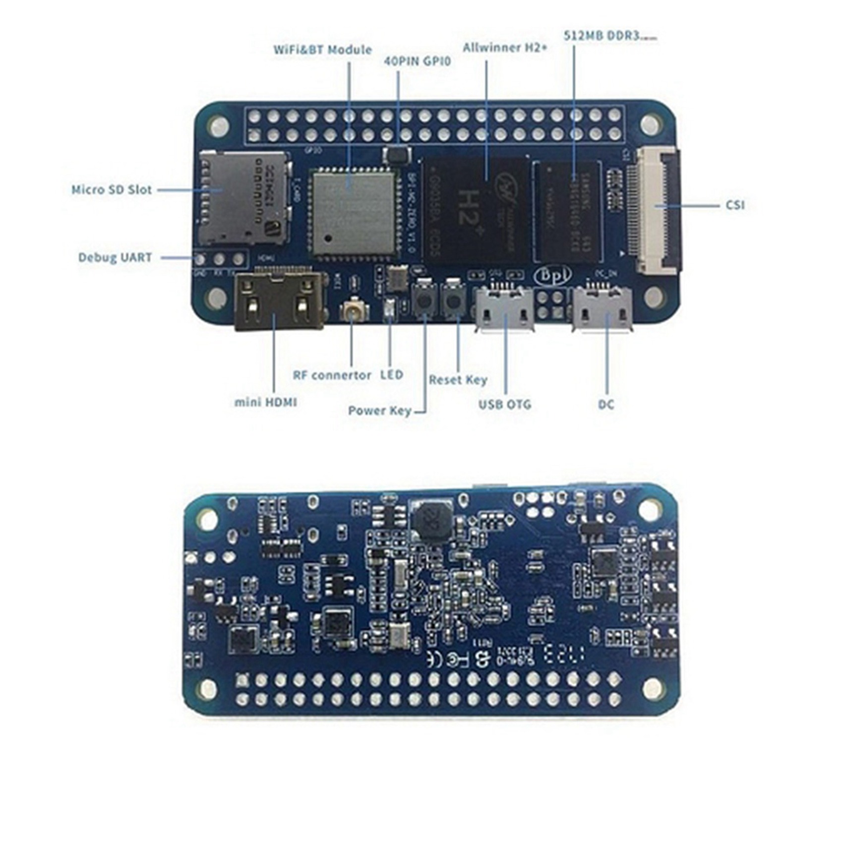 Pi Zero - B29C-5X, Banana Pi M2 Zero용, Allwinner