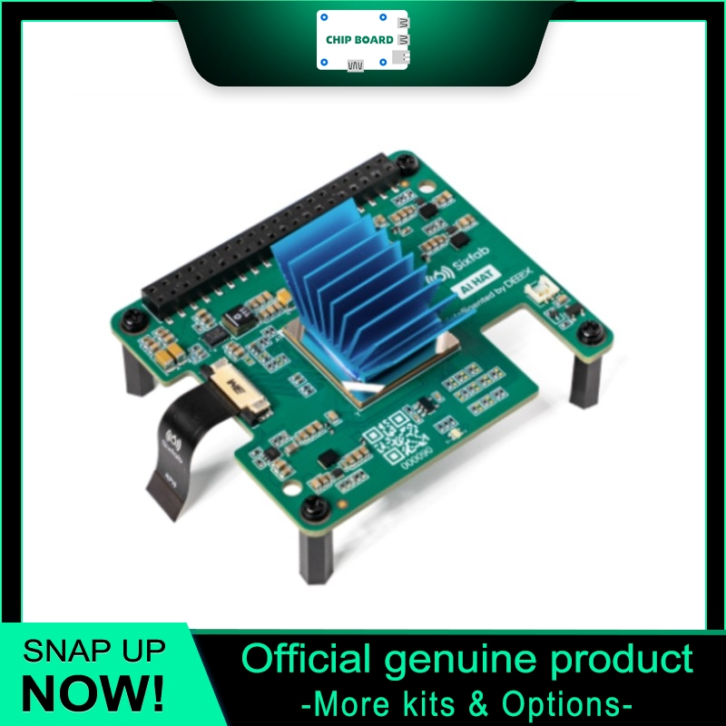 Raspberry Pi 5 - Sixfab AI HAT+ 라즈베리 파이 5,