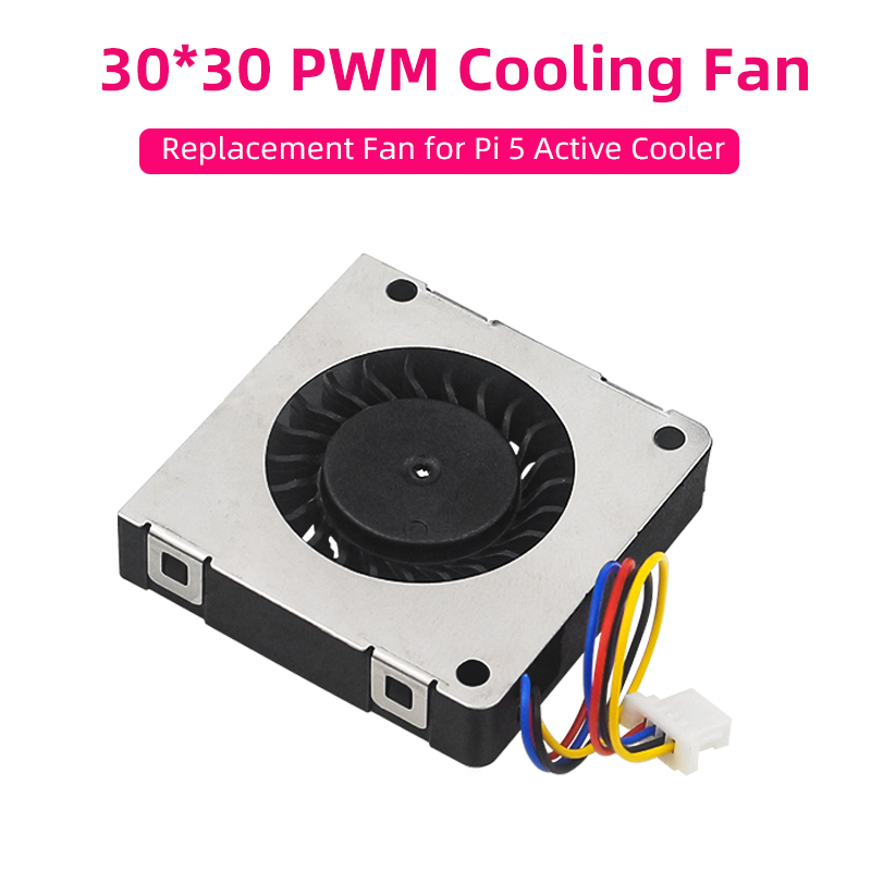 Pi Cooler - 라즈베리 파이 액티브 쿨러용 송풍기 교체