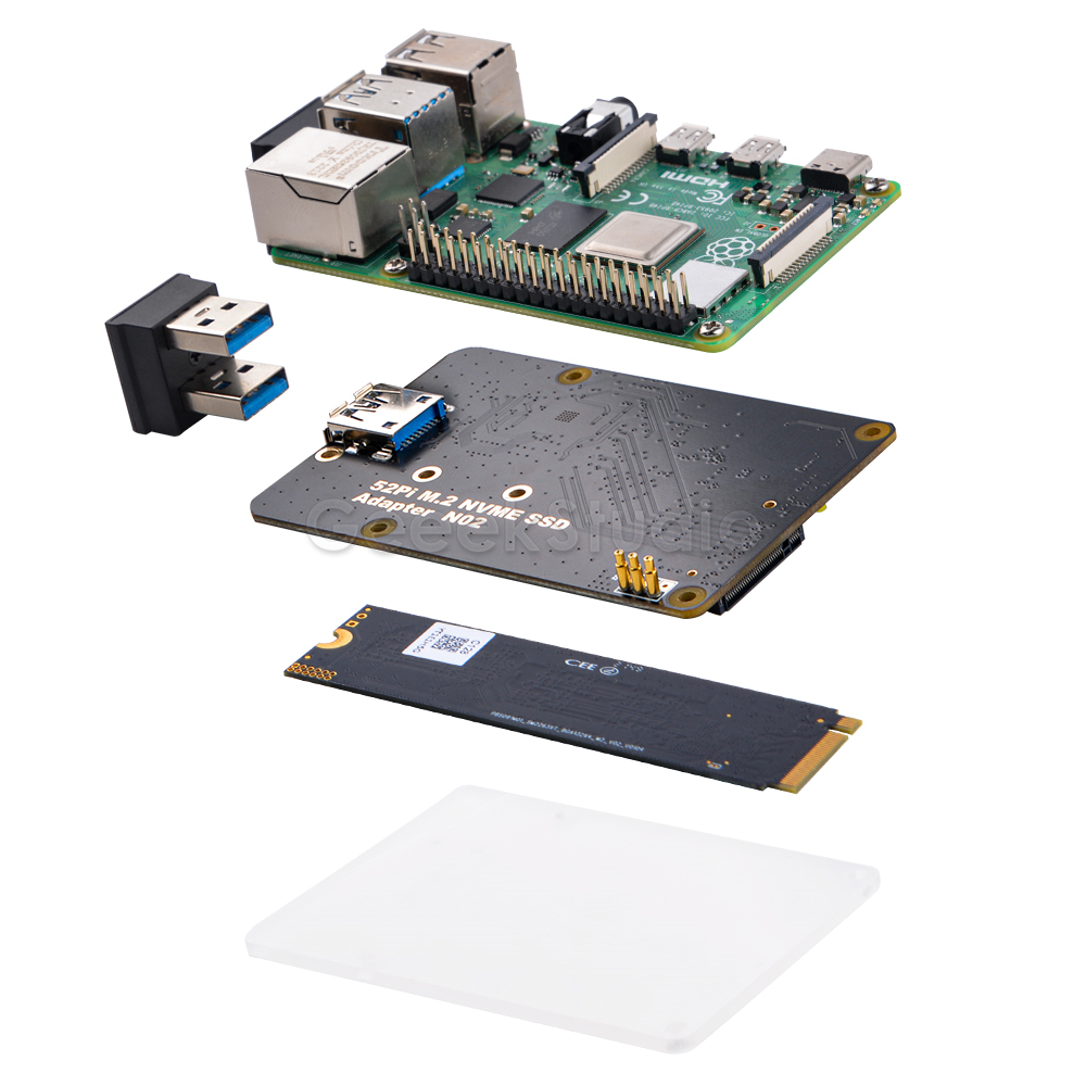 Raspberry Pi 4 모델 B용 M.2 NVME  - Pi 4 Case 리뷰 및 가격