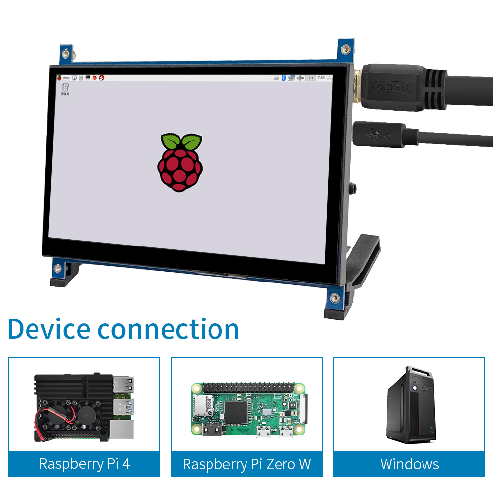 IPS 7인치 HDMI 호환 모니터 AIDA64 LCD - Raspberry Pi 4 리뷰 및 가격