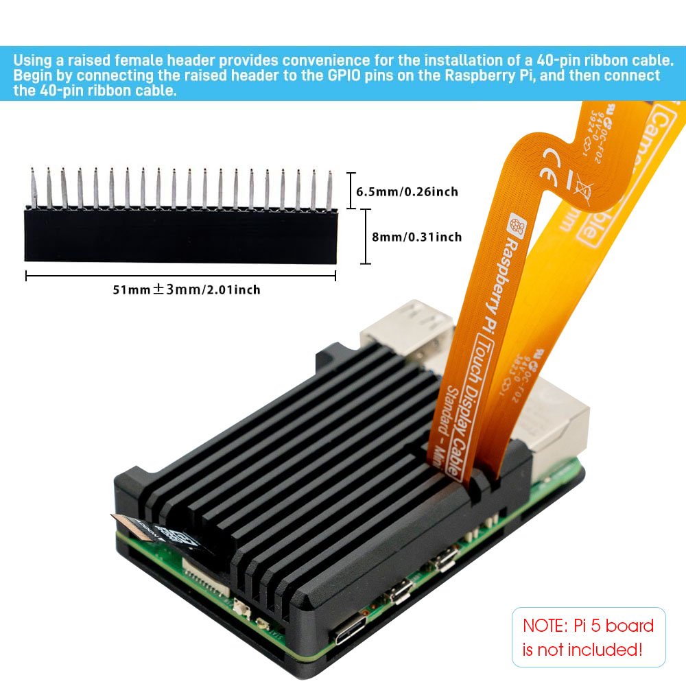 라즈베리 파이 5 알루미늄 아머 케이스 - 열 테이프  - Pi 5 Case 리뷰 및 가격
