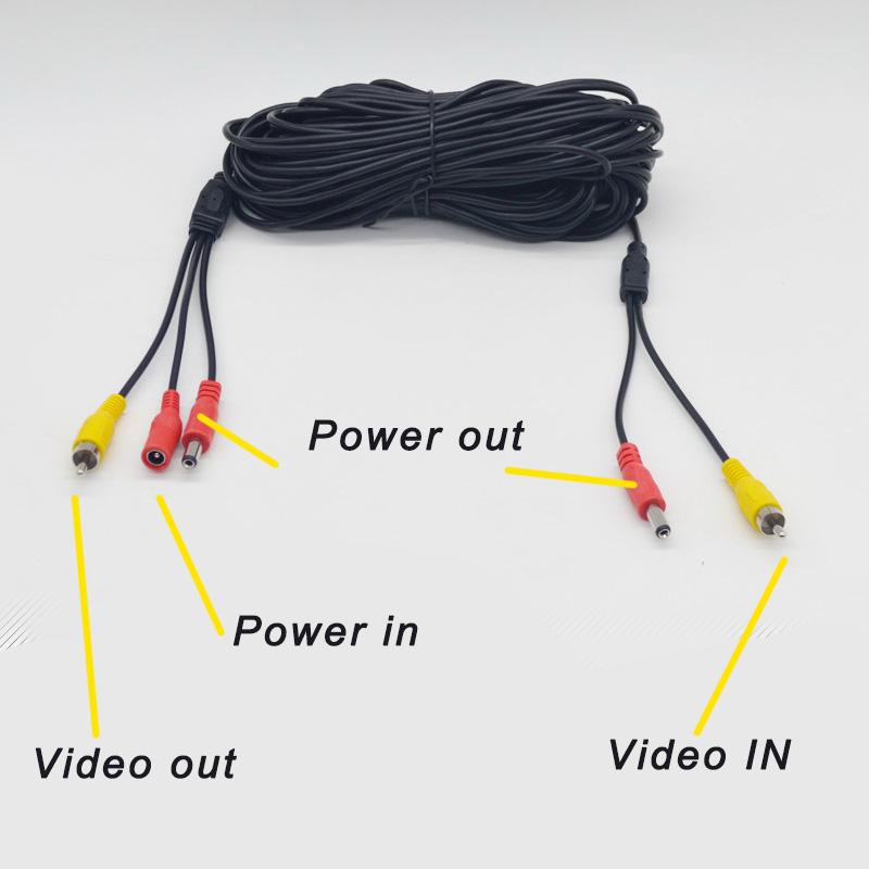 후면보기 카메라 모니터 용 AV RCA 비디오 케이블  - Pi Camera Cable 리뷰 및 가격