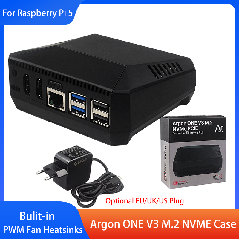 Argon ONE V3 M.2 NVME 케이스 알루미늄 - Pi 5 Case 리뷰 및 가격