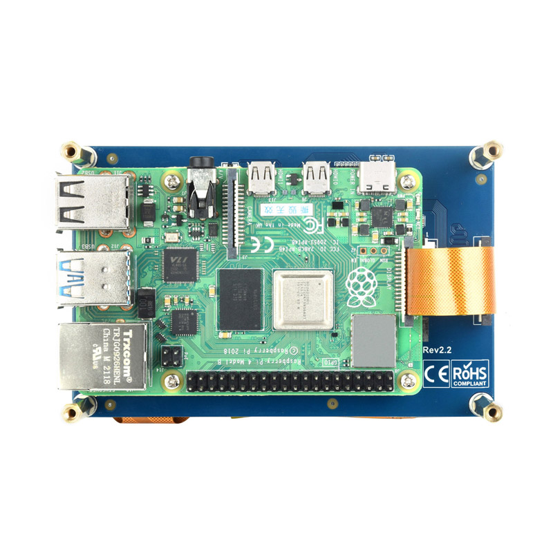 라즈베리 파이 4.3인치 DSI 디스플레이 MIPI 8 - Pi 5 Case 리뷰 및 가격