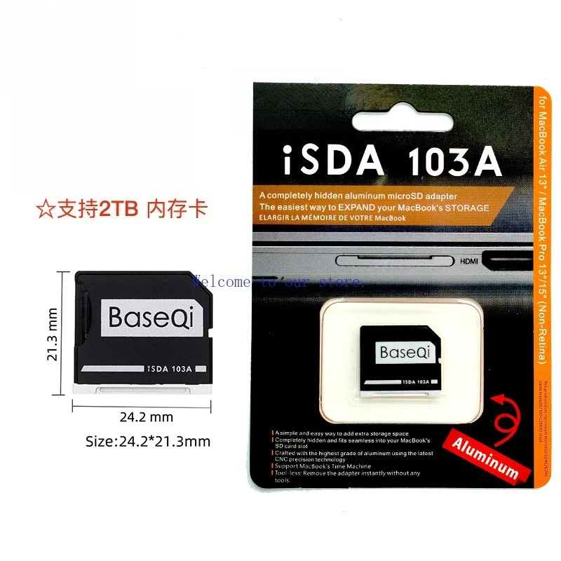 BaseQi MacBook Air 13인치용 숨겨진 M - Micro Sd Card 리뷰 및 가격