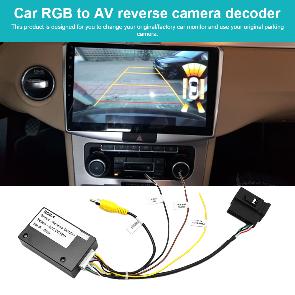 자동차 후방 카메라 RGB to RCA AV CVBS  - Pi Camera Cable 리뷰 및 가격