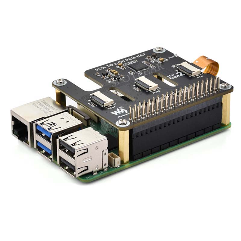 Raspberry Pi 5 PCIe - 2채널 PCIe - Pi Cooler 리뷰 및 가격
