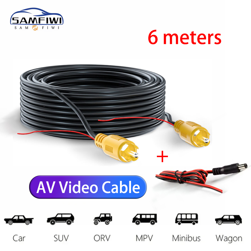 자동차 후방 카메라 RCA 와이어 6m 비디오 케이블  - Pi Camera Cable 리뷰 및 가격