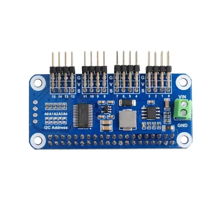 16채널 PWM 서보 모터 드라이버 HAT 모듈 쉴드  - Pi Zero 리뷰 및 가격