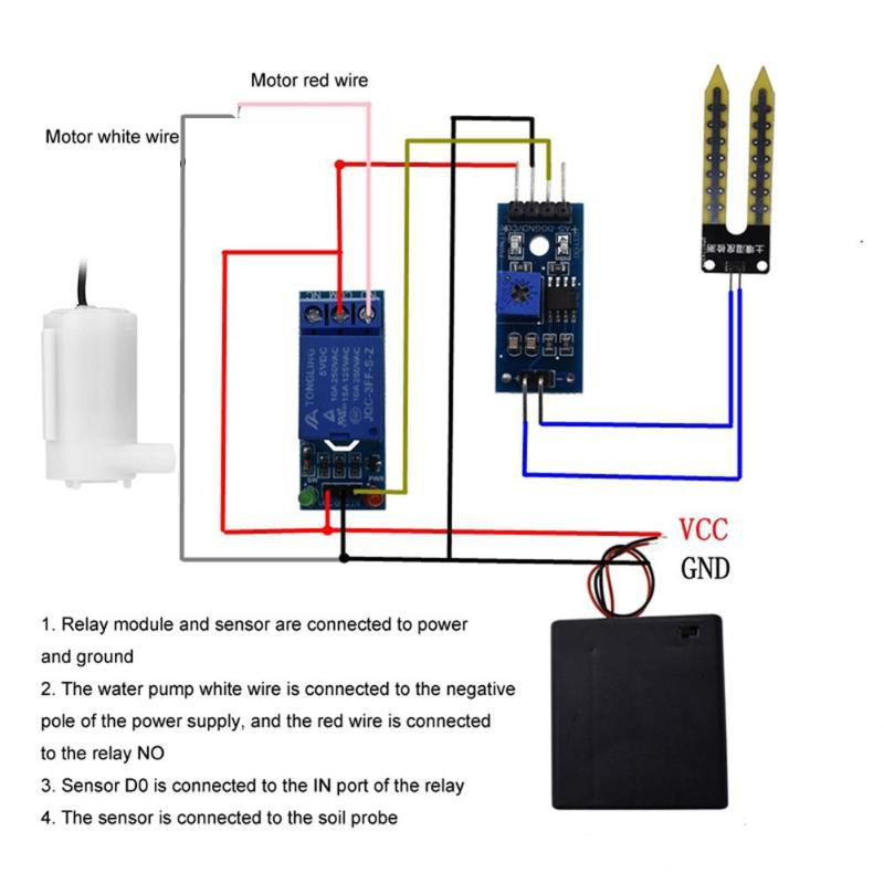 자동 관개 정원 키트 토양 수분 센서 자동 관개 모듈  - Arduino Kit 리뷰 및 가격