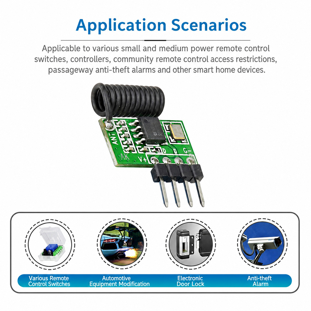 315MHz/433MHz 슈퍼헤테로다인 RF 수신기 모 - Arduino Kit 리뷰 및 가격