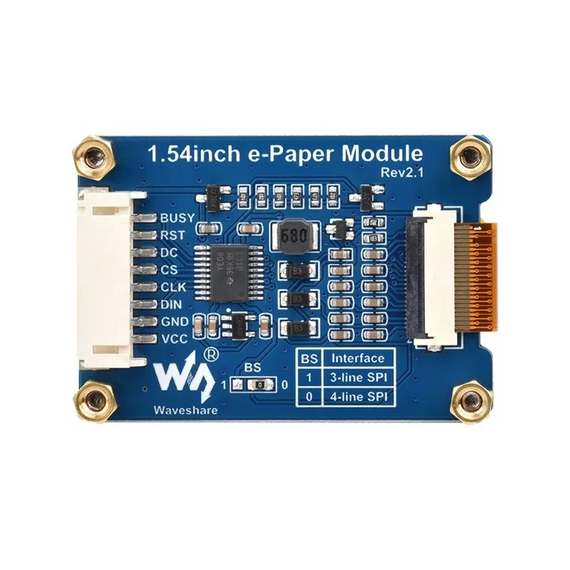 1.54인치 전자종이 디스플레이 모듈 SPI 인터페이스 - Raspberry Pi 4 리뷰 및 가격